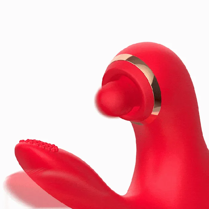 4 IN 1 Thrusting Vibrator with Licking Vibration Clit Tapping Amovibe Female Sex Toys 4 IN 1 Thrusting Vibrator with Licking Vibration Clit Tapping Amovibe Female Sex Toys