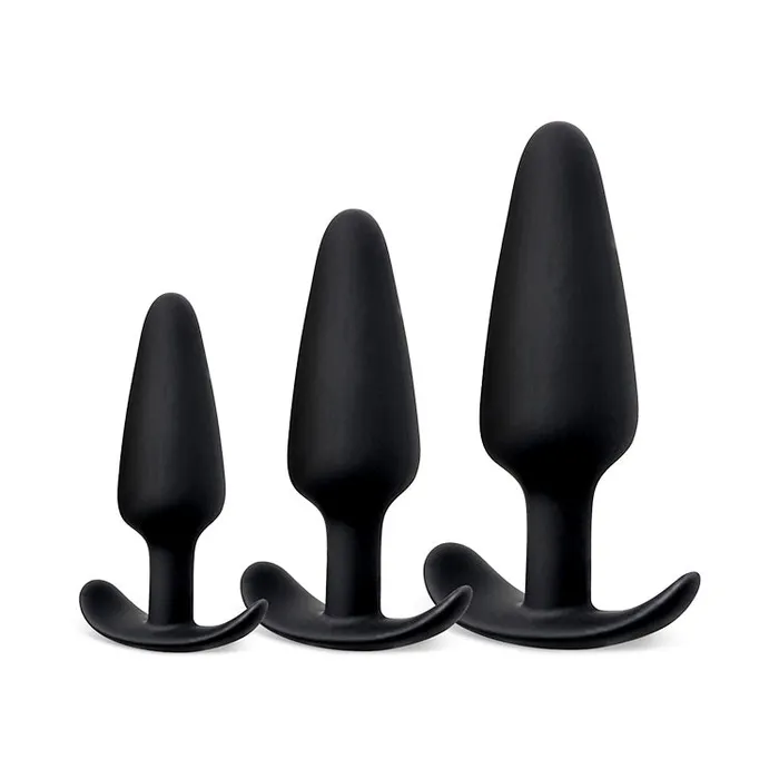 Amovibe Anal Curved Base 3Piece Beginner Anal Plug Set