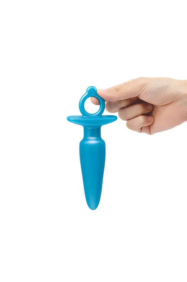 Anal bVibe Butties Sleek Tapered Silicone Anal Plug Blue BVibe