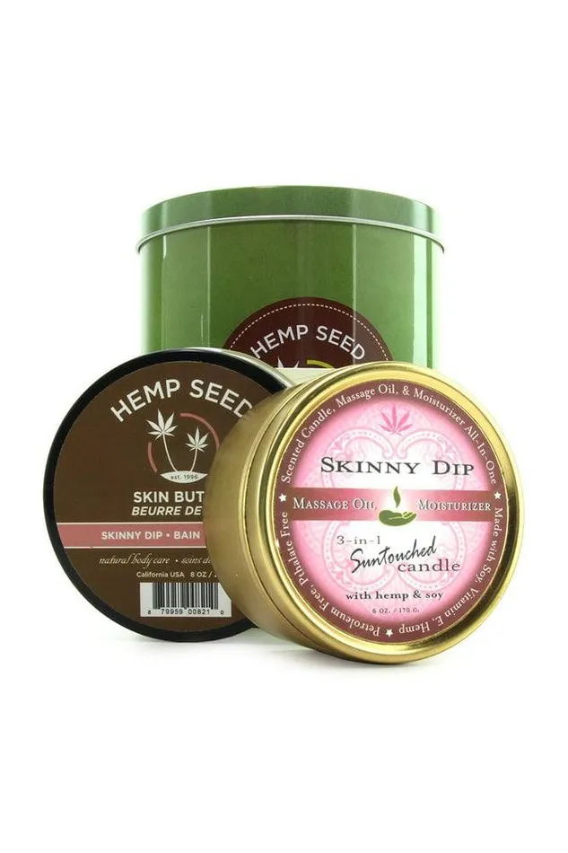 Anal Earthly Body Earthly Body Holiday Tin Gift Set Skinny Dip