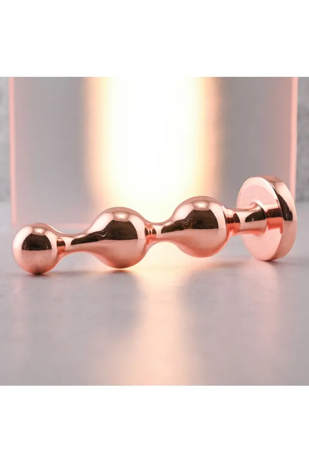 Anal Evolved Gender X Gold Digger Large Butt Plug Rose Gold