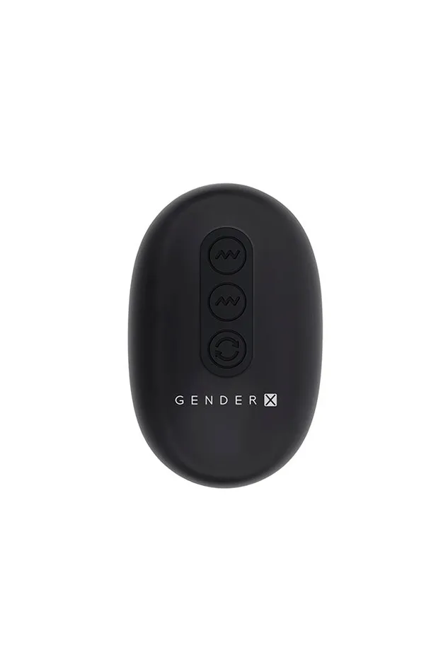 Anal Evolved Gender X Teamwork Remote Controlled Butt Plug Penis Ring Set Black