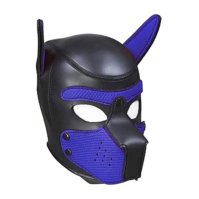 Anal Shots Toys Shots Ouch Puppy Play Neoprene Kit SM BlackBlue