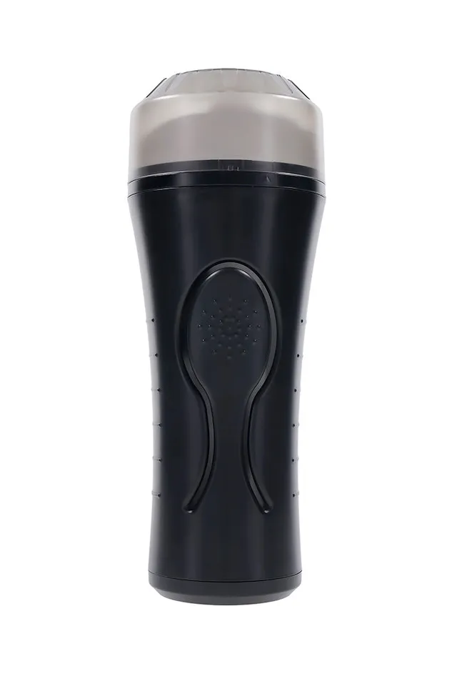 Anal Zero Tolerance Zero Tolerance Hold Tight Squeezable Vibrating Stroker BlackFrost