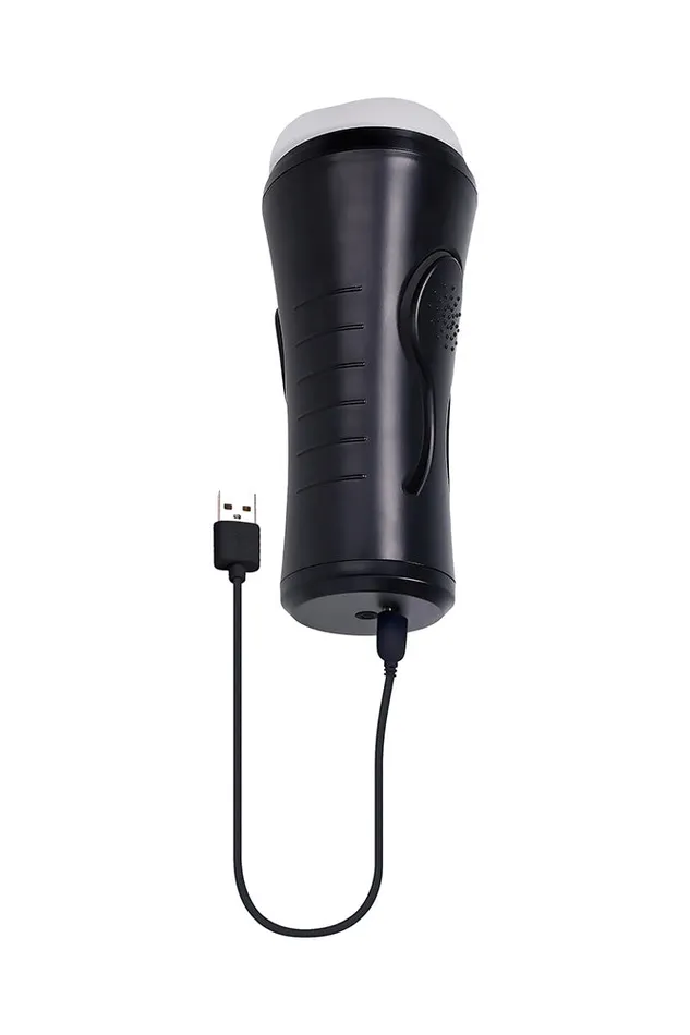 Anal Zero Tolerance Zero Tolerance Hold Tight Squeezable Vibrating Stroker BlackFrost