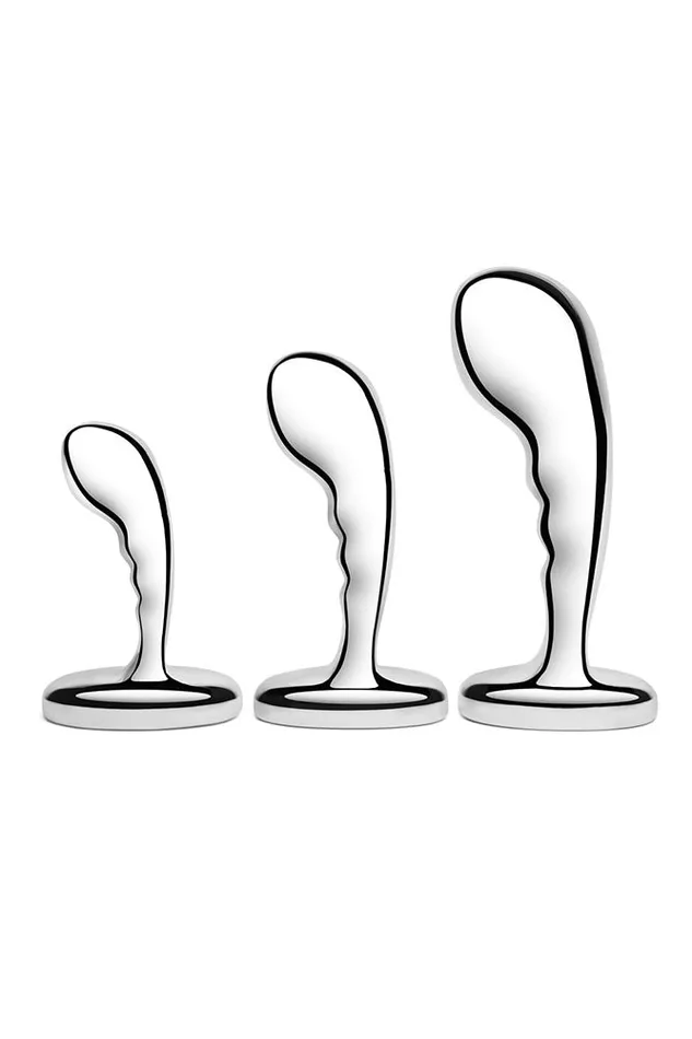 BVIBE Anal bVibe Stainless Steel PSpot Training Set