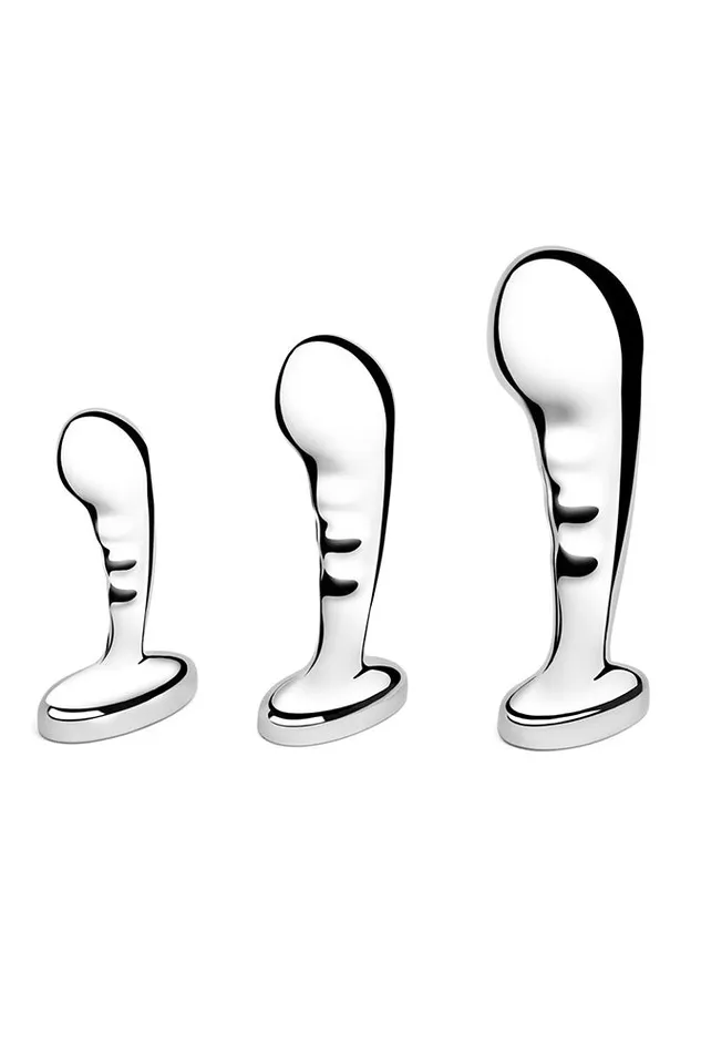 BVIBE Anal bVibe Stainless Steel PSpot Training Set