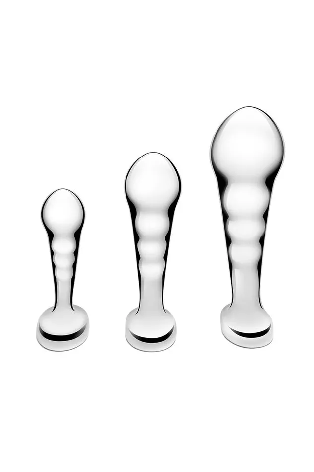 BVIBE Anal bVibe Stainless Steel PSpot Training Set