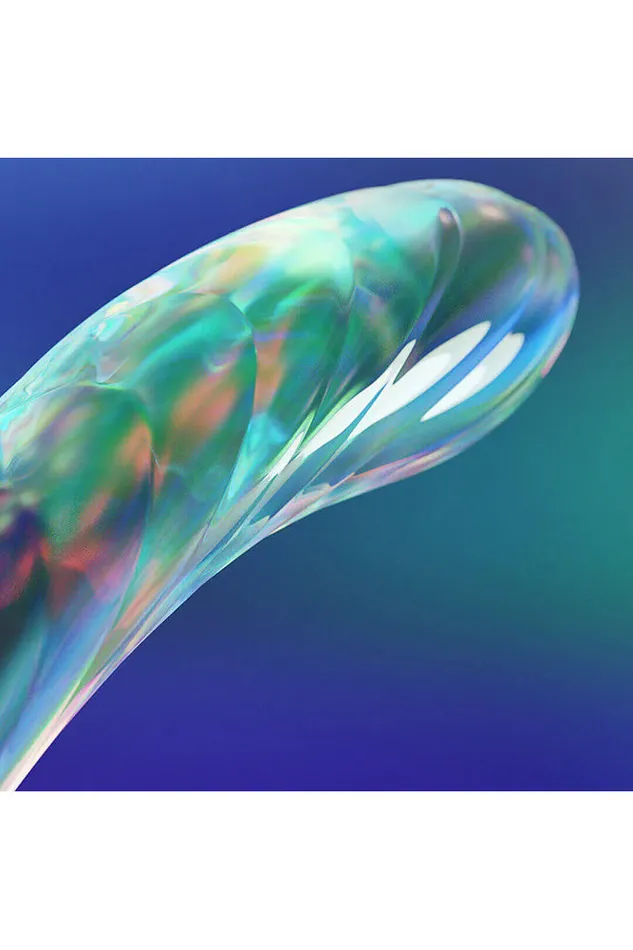 Biird Dildos Biird Kalii Glass GSpot Dildo Aqua