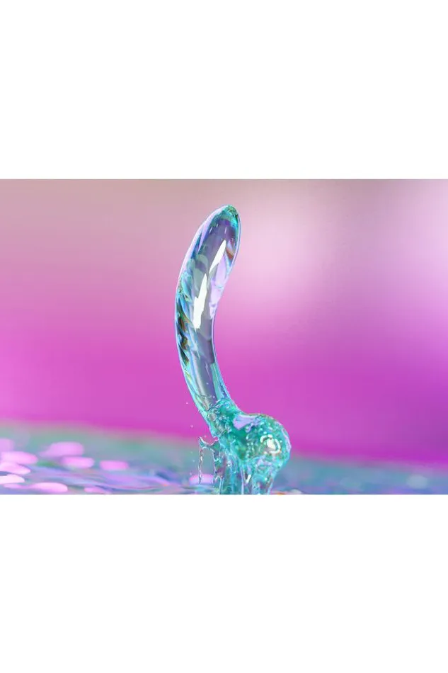Biird Dildos Biird Kalii Glass GSpot Dildo Aqua