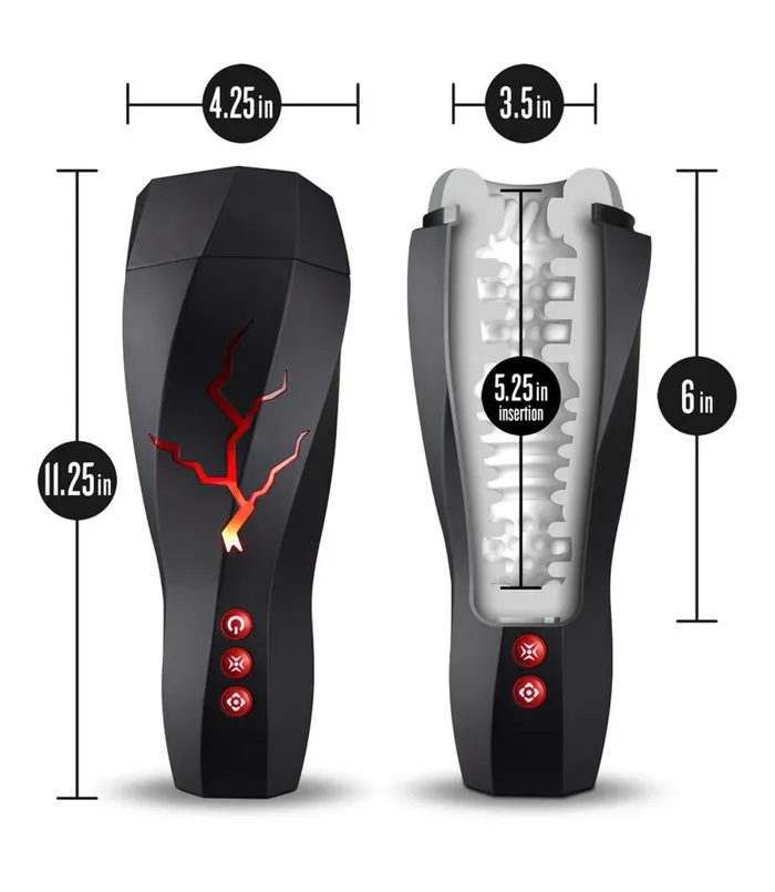 Blush Male Sex Toys Storm Mastrubation Sleeve