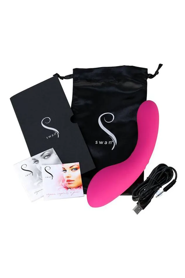 BMS Vibrators Swan The Swan Wand Massager Pink