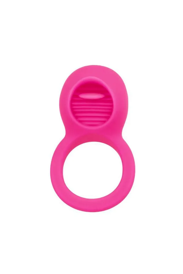 Cal Exotics Cal Exotics Couples Enhancer Silicone Rechargeable Teasing Tongue Pink Vibrators Cal Exotics Cal Exotics Couples Enhancer Silicone Rechargeable Teasing Tongue Pink Vibrators