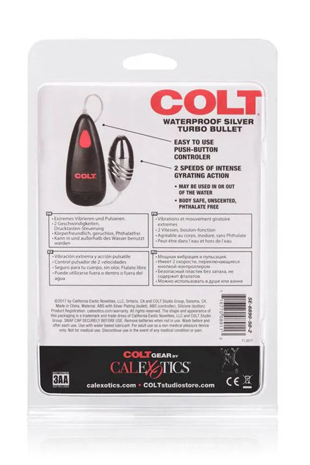 Cal Exotics Colt Waterproof Turbo Bullet Cal Exotics Female Sex Toys