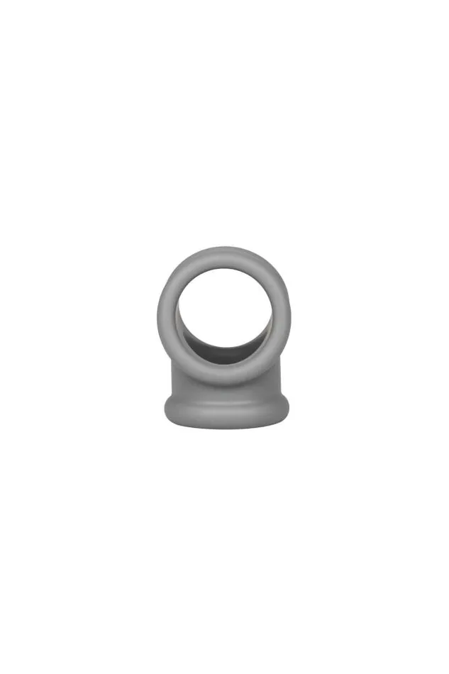 Cal Exotics Male Sex Toys Cal Exotics Alpha Liquid Silicone Precision Ring with Scrotum Support Grey