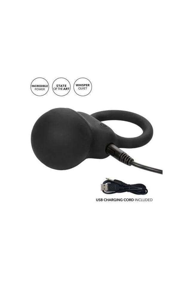 Cal Exotics Male Sex Toys Cal Exotics Colt Weighted Kettlebell Cock Ring Black