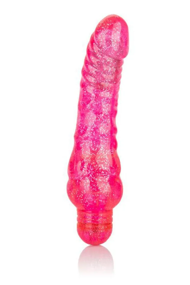 Cal Exotics Sparkle Glitter Jack Realistic Vibrator Assorted Colors Cal Exotics Female Sex Toys Cal Exotics Sparkle Glitter Jack Realistic Vibrator Assorted Colors Cal Exotics Female Sex Toys