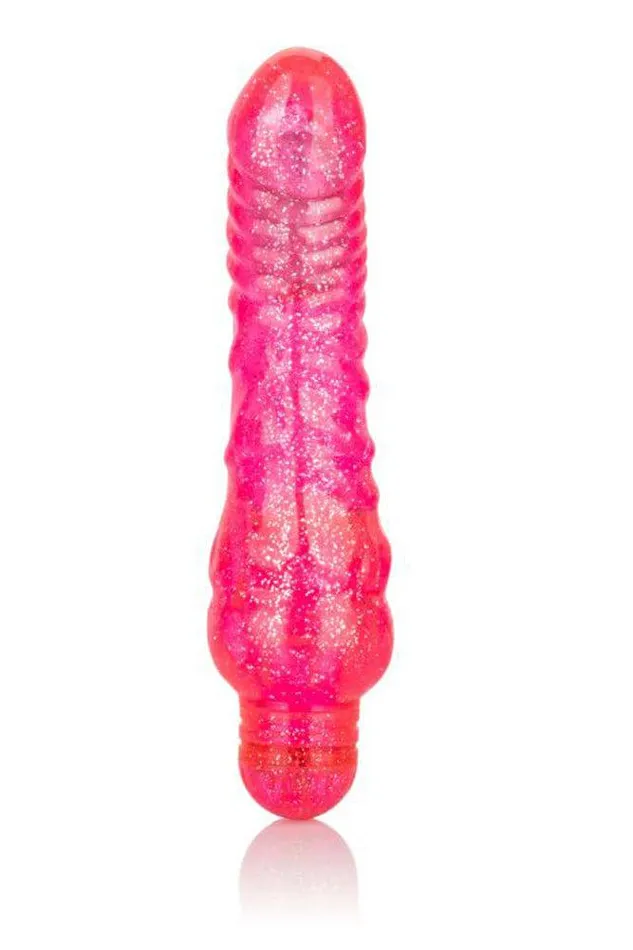 Cal Exotics Sparkle Glitter Jack Realistic Vibrator Assorted Colors Cal Exotics Female Sex Toys