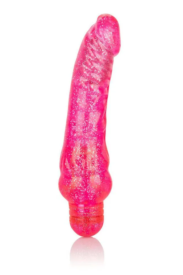 Cal Exotics Sparkle Glitter Jack Realistic Vibrator Assorted Colors Cal Exotics Female Sex Toys