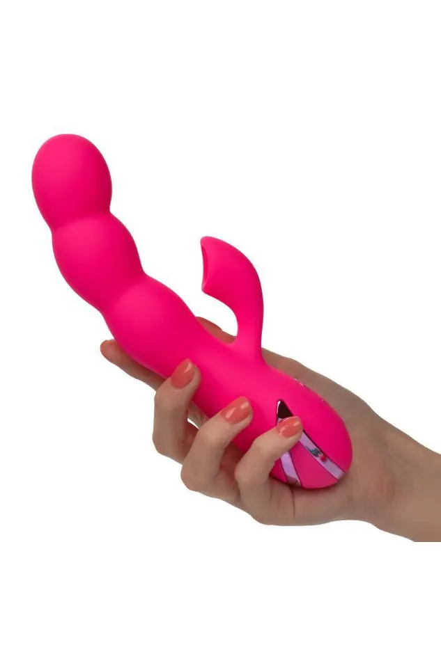 Cal Exotics Vibrators Cal Exotics California Dreaming Oceanside Orgasm Dual Vibrator Pink