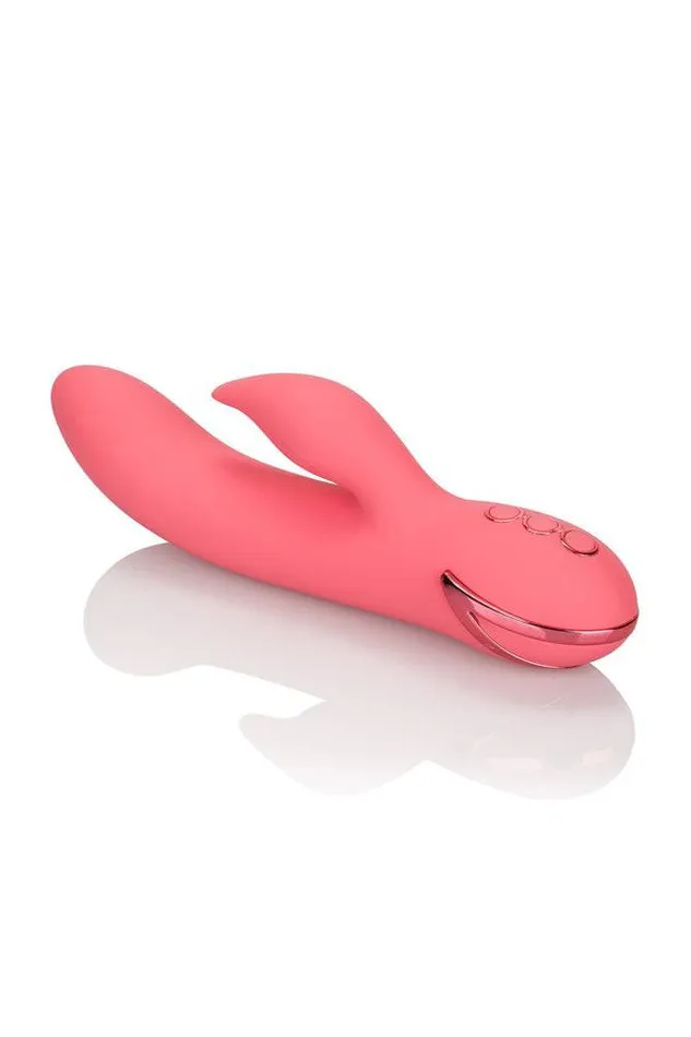 Cal Exotics Vibrators Cal Exotics California Dreaming San Fran Sweetheart Rabbit Vibe Coral