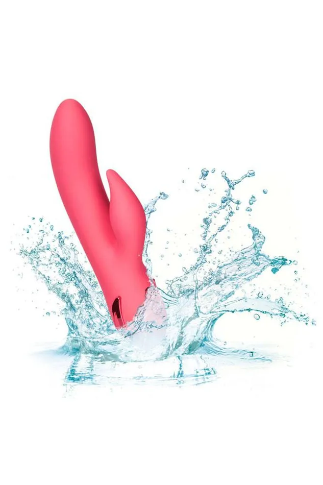 Cal Exotics Vibrators Cal Exotics California Dreaming San Fran Sweetheart Rabbit Vibe Coral