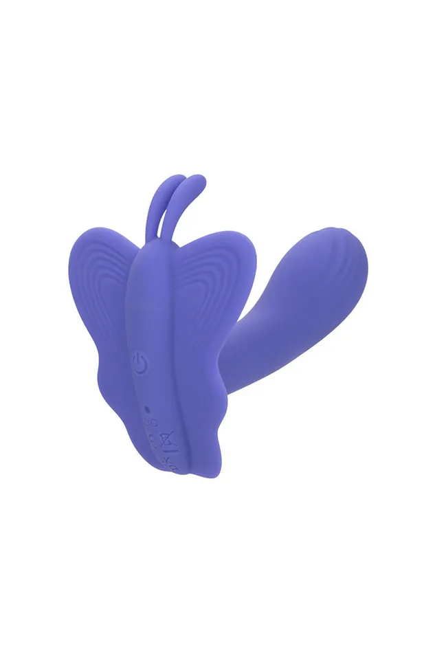 Cal Exotics Vibrators Cal Exotics Connect Venus Butterfly Wearable Vibrator With App Control Blue