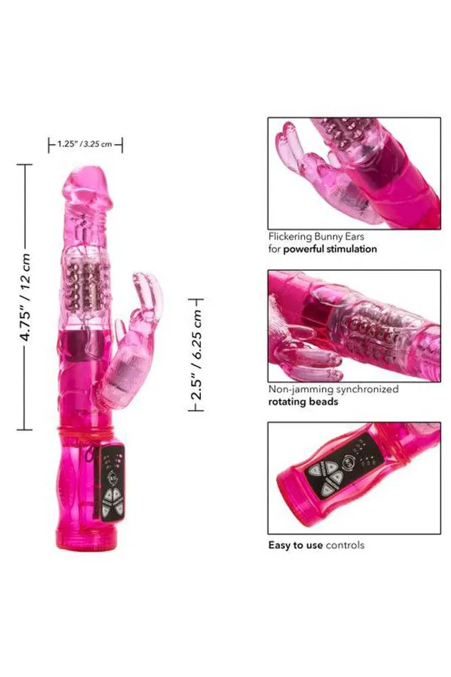 Cal Exotics Vibrators Cal Exotics Jack Rabbit Petite Jack Rabbit Pink