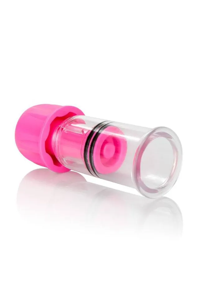 Cal Exotics Vibrators Cal Exotics Nipple Play Vacuum Twist Suckers Pink
