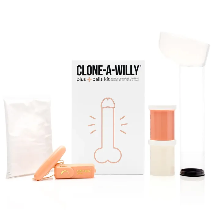 Clone A Willy Dildos Clone A Willy Plus Balls Kit Light Skin Tone