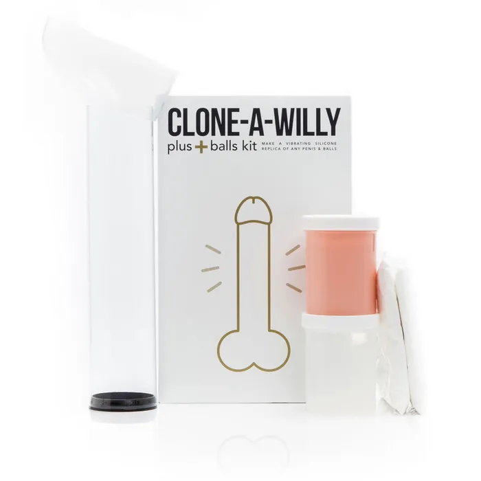 Clone A Willy Dildos Clone A Willy Plus Balls Kit Light Skin Tone