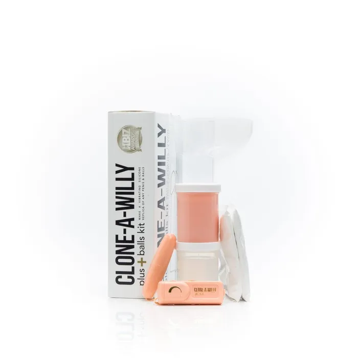 Clone A Willy Dildos Clone A Willy Plus Balls Kit Light Skin Tone