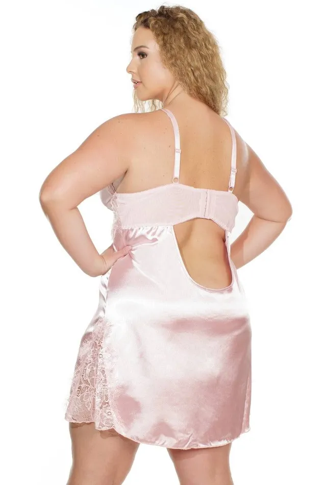 Coquette Vibrators Coquette 7076 Chemise Rose Coquette Vibrators Coquette 7076 Chemise Rose