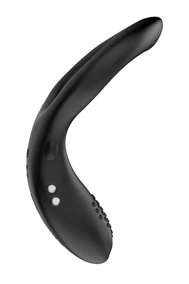 Couples Lovense Diamo Bluetooth Vibrating Cock Ring Black Lovense