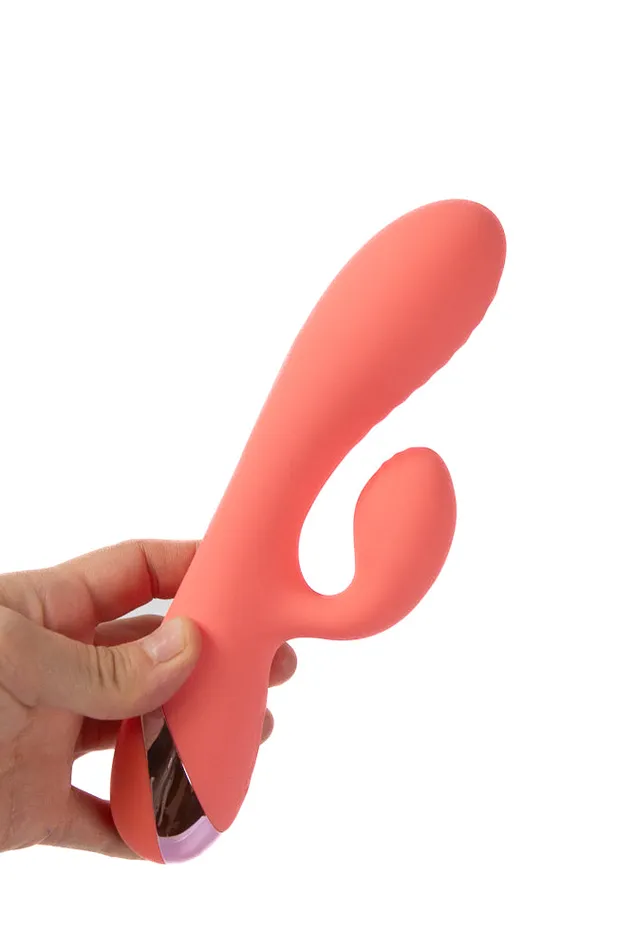 Cousins Group Juicy GGasm Dual Vibrator Coral Cousins Group Female Sex Toys