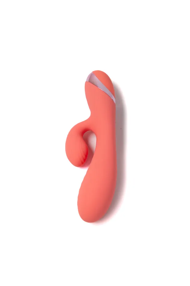Cousins Group Juicy GGasm Dual Vibrator Coral Cousins Group Female Sex Toys
