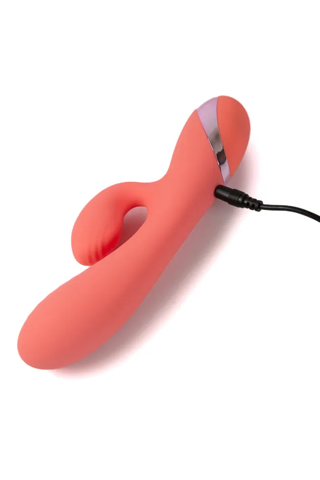 Cousins Group Juicy GGasm Dual Vibrator Coral Cousins Group Female Sex Toys