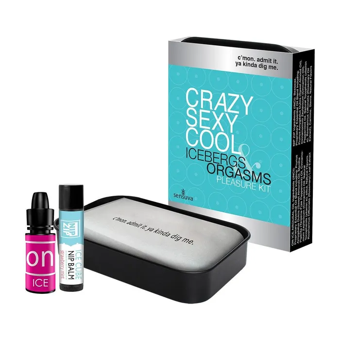 Crazy Sexy Cool Cooling Arousal Pleasure Kit Sensuva Vibrators