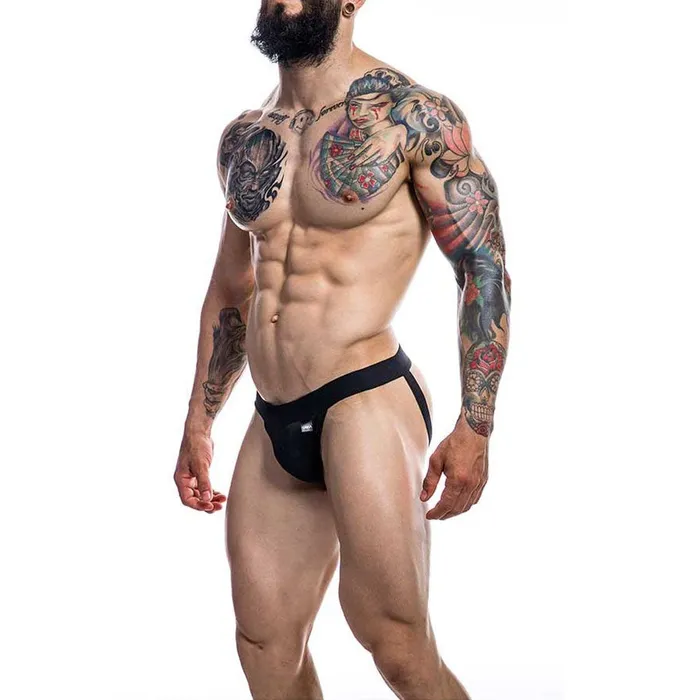 CUT 4 MEN Mens Underwear C4M Jockstrap Provocative Matte Black