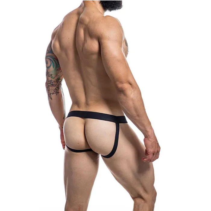 CUT 4 MEN Mens Underwear C4M Jockstrap Provocative Matte Black