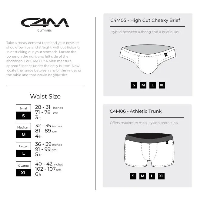 CUT 4 MEN Mens Underwear C4M Jockstrap Provocative Matte Black