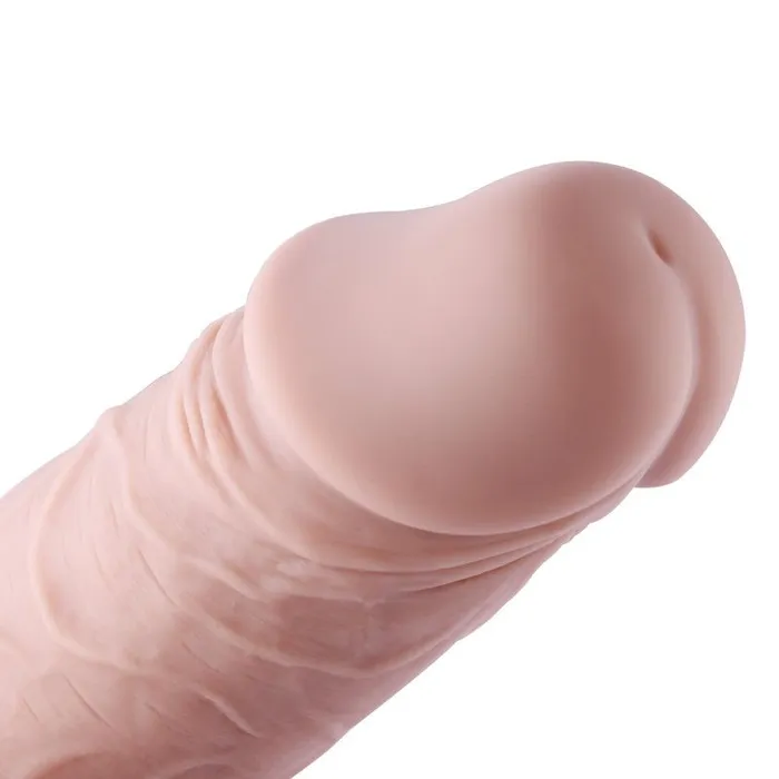 Dildos HiSmith HiSmith Silicone Master Dildo With KlicLok 10 Inch Light