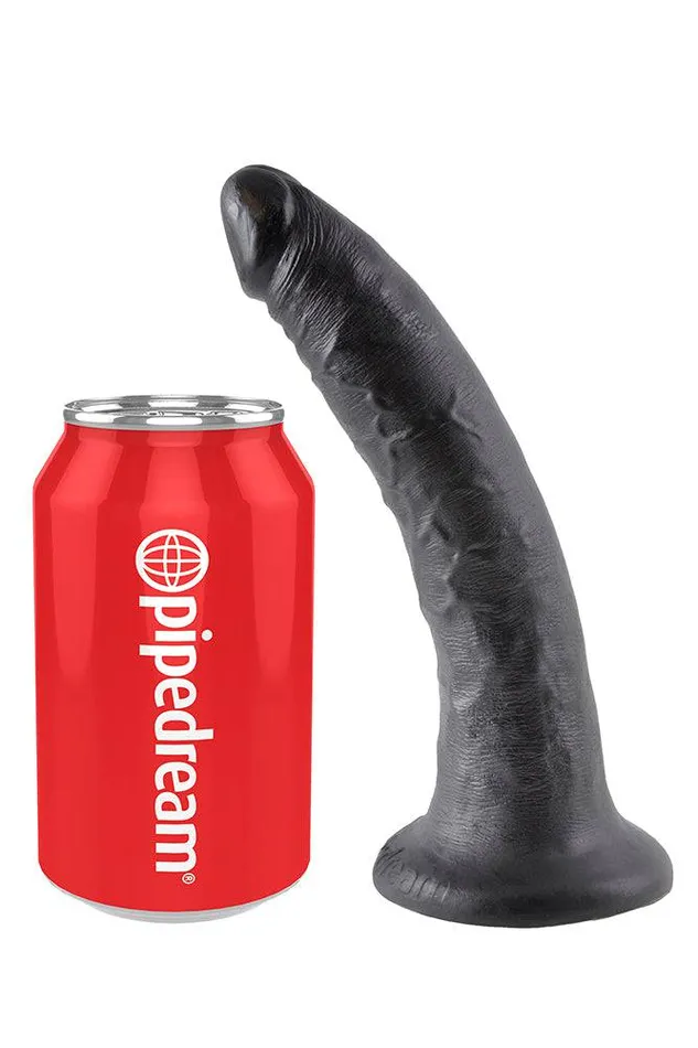 Dildos Pipedream King Cock Ultra Realistic Dildo 7 inch Black Pipedream