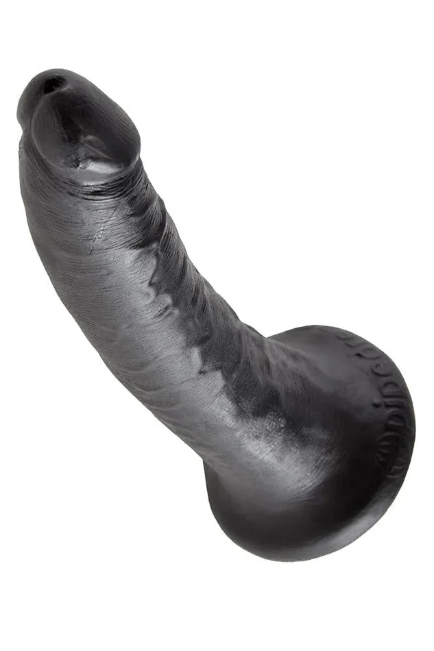 Dildos Pipedream King Cock Ultra Realistic Dildo 7 inch Black Pipedream