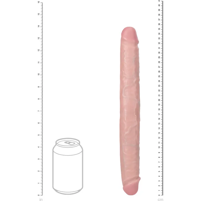 Dildos Shots Real Rock Straight Thick 14 Inch Double Dildo Light Shots Toys