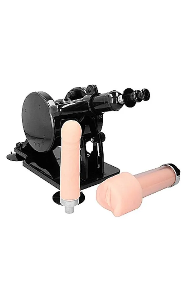 Dildos Shots Toys Shots Toys The Sex Machine Black