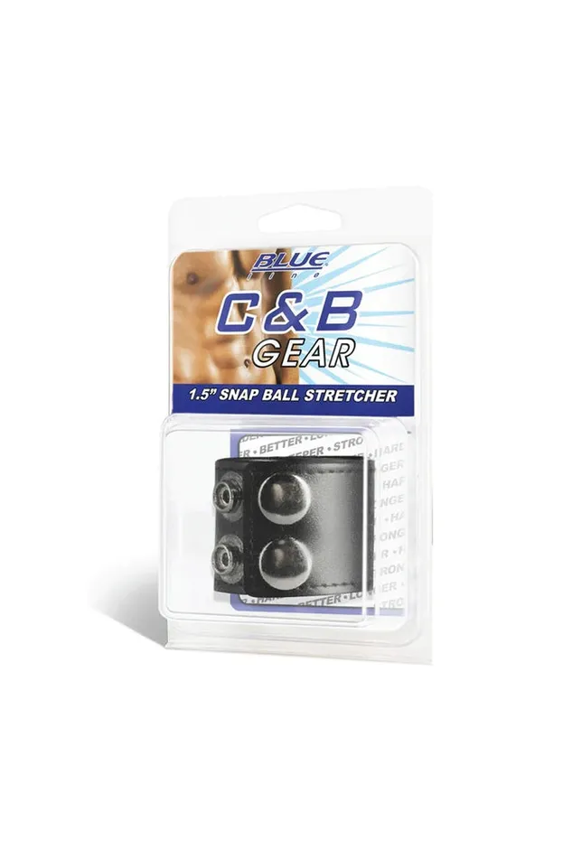 Electric Eel Anal Electric Eel Blue Line 15 Snap Ball Stretcher Black