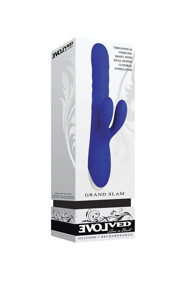 Evolved Vibrators Evolved Grand Slam Dual Vibrator Blue