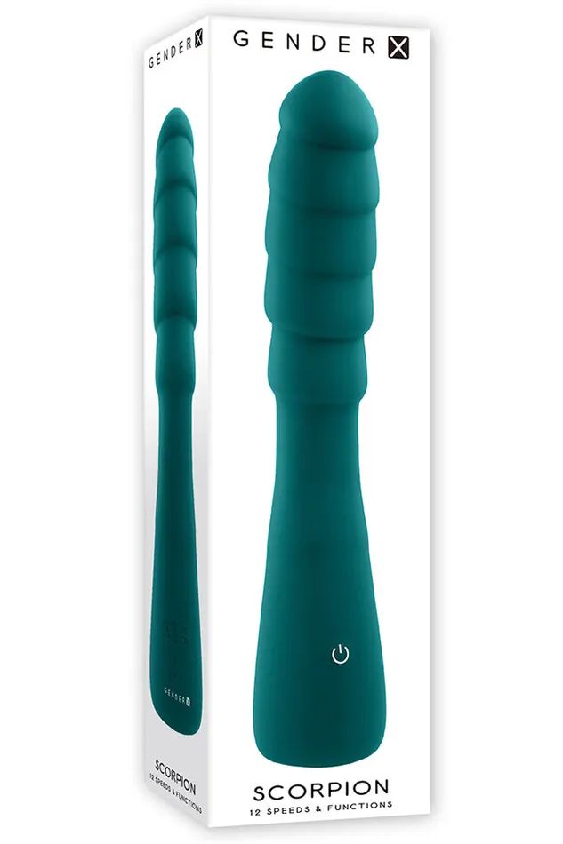 Evolved Vibrators Gender X Scorpion Vibrator Teal