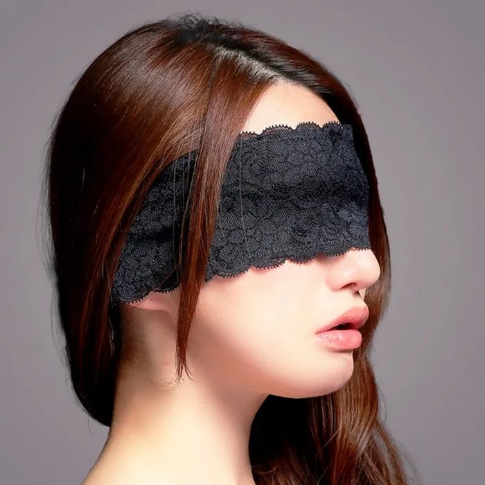 Female Sex Toys EXECUTE Execute Eye Mask With Microfiber Lace
